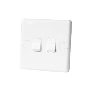 Switch 2Gang 2Way MK Honeywell Ecore