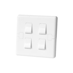 Switch 4Gang 1Way MK Honeywell Ecore