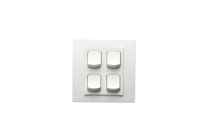 Switch 4 Gang 1 Way 10A SWL5041 LWD