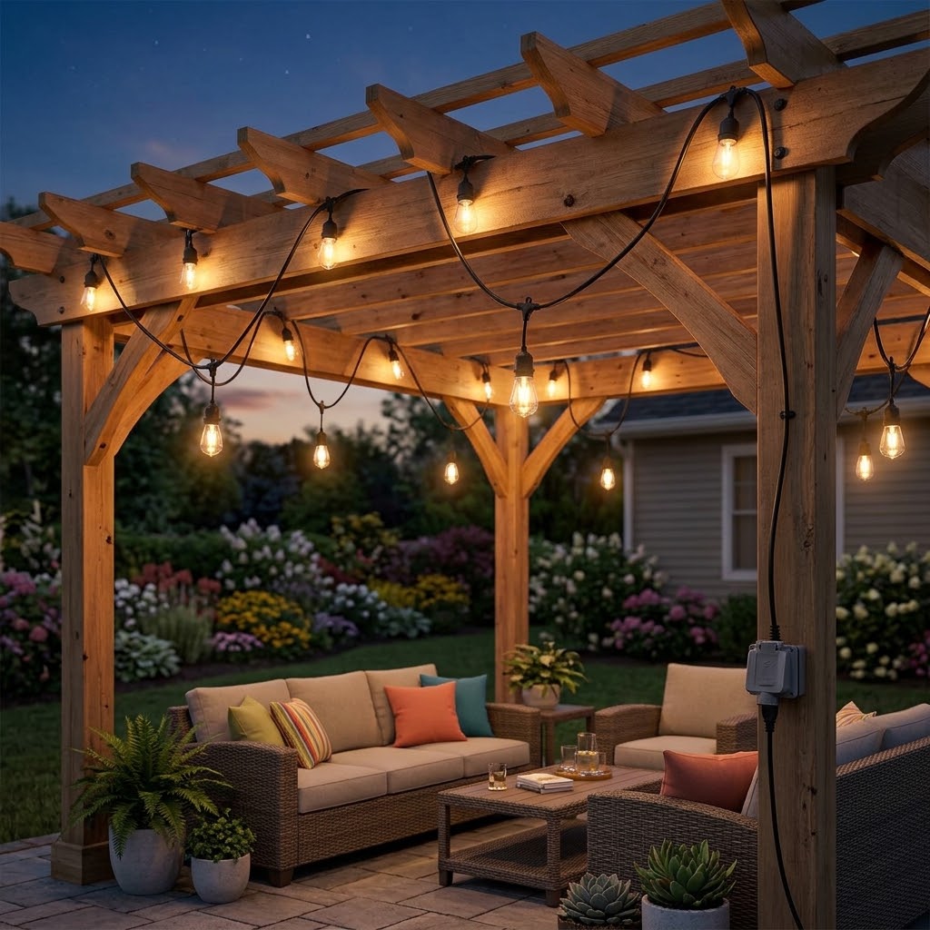 Led String Light Electric 5Mts 10 Bulbs E27 Changeable - HC-DS-S14-E - Image 3