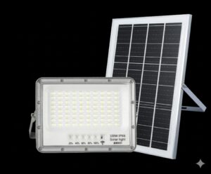 Solar Flood Light  100W with remote IP67  – SFLXY100W
