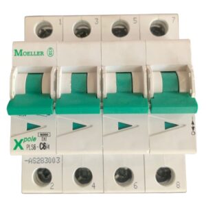 MCCB 10Amp 6kA Type C 4P MOELLER- 283003