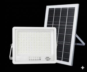 Solar Flood Light 400W with remote IP67 – SFLXY400W