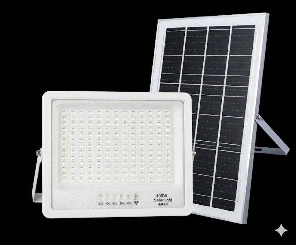 Solar Flood Light 400W with remote IP67 – SFLXY400W