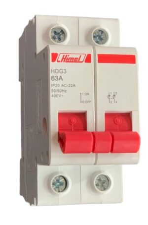Isolator Switch 63A 2poles 400V Himel – HDG3263