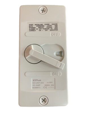 Enclosed Isolator Switch Waterproof 63A 2 Poles XYvolt – UKF-263