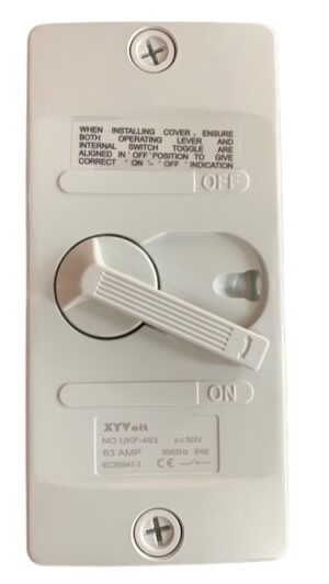 Enclosed Isolator Switch Waterproof 63A 4 Poles XYvolt – UKF-463