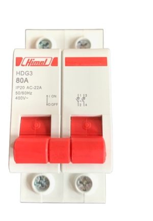 Isolator Switch 80A 2poles 400V Himel – HDG3280