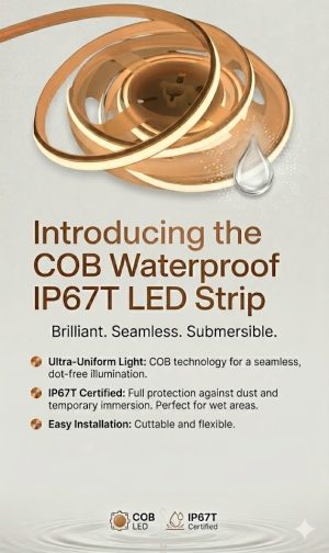 Led Strip WaterProof IP67 10.5mm 3000K 24V WarmWhite – N1005D32030KV24
