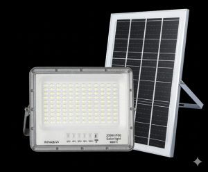 Solar Flood Light 200W with remote IP67 – SFLXY200WW