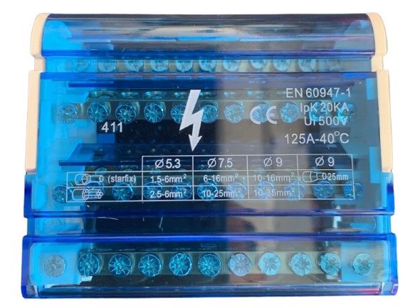 BusBar 125A 4P 500V XYVolt - 411