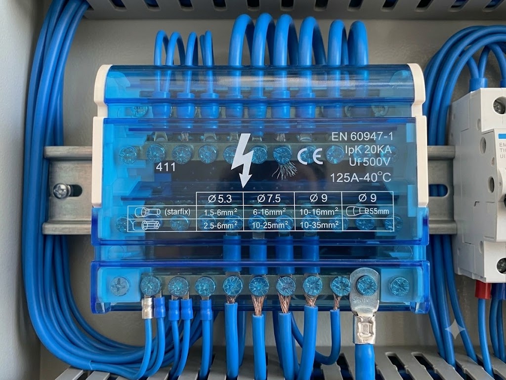 BusBar 125A 4P 6M 500V XYVolt - UK-411 - Image 3