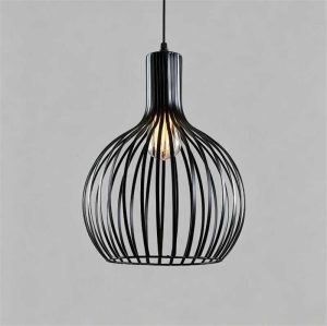 Moda Smooth Shade Pendant 300mm Black – CMJ-284