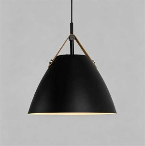 Nordlux Strap Pendant Light 270mm Black – CMJ-176-BLACK