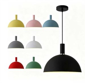 Gelato Dome Pendant Light 250mm Black – CMJ-249-BLACK