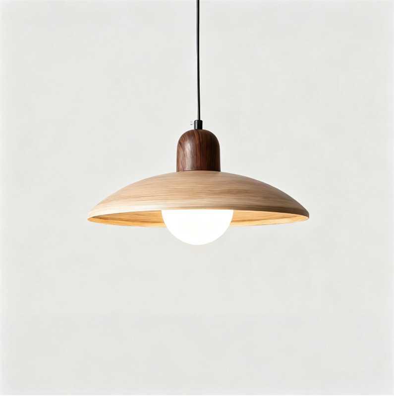 Birchwood Pendant Light 300mm Original Wood Color – CMJ-280-ORIGINAL