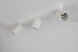 Track Light Bar GU10 With Three Spot White -CMJ-GDD-003W